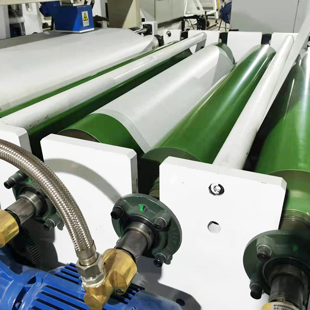 Linea di produzione di film per colata PE Pp PVC PA